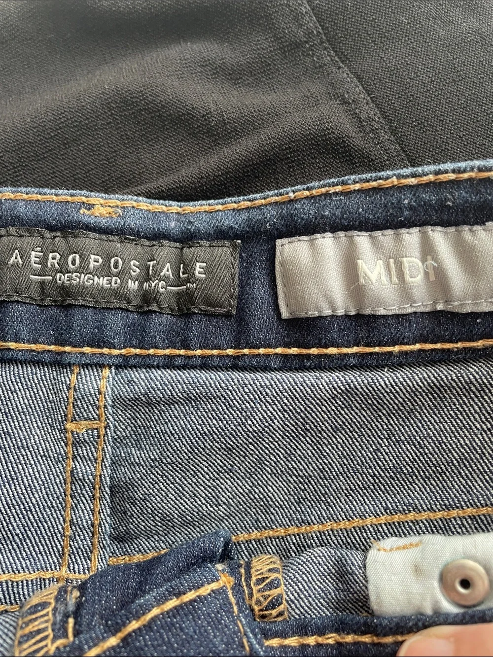 Aeropostale Denim Mid Shorts 00